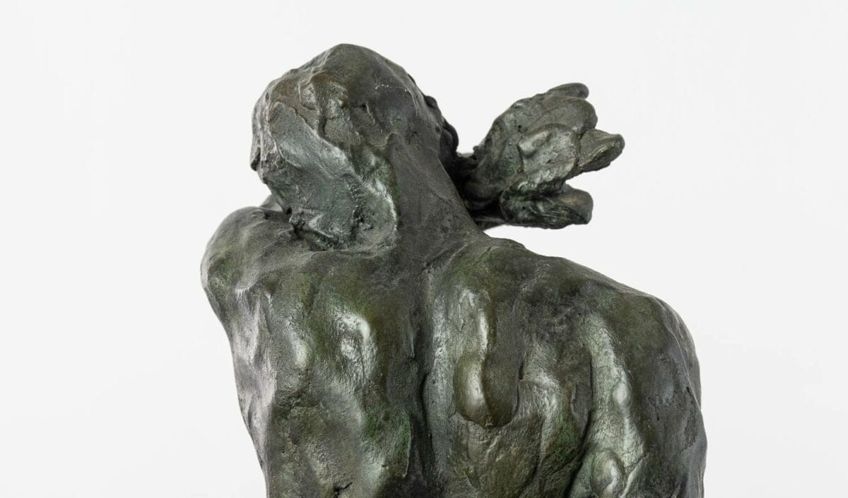 Male nude - Bronze sculpture - The architect's grave by Guy le Perse