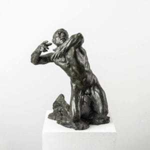 Orphée par Guy Le Perse, sculpture en bronze d'un nu masculin inspiré par les oeuvres de Rodin et du quattrocento