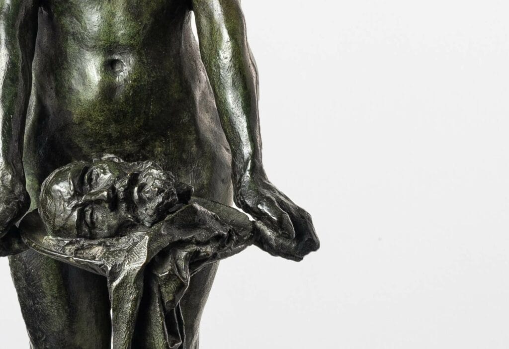 Statue de Salomé en bronze, par Guy Le Perse, sculpteur français inspiré par les mythes et la Bible. Il puise également son inspiration chez Rodin et Michel-Ange.