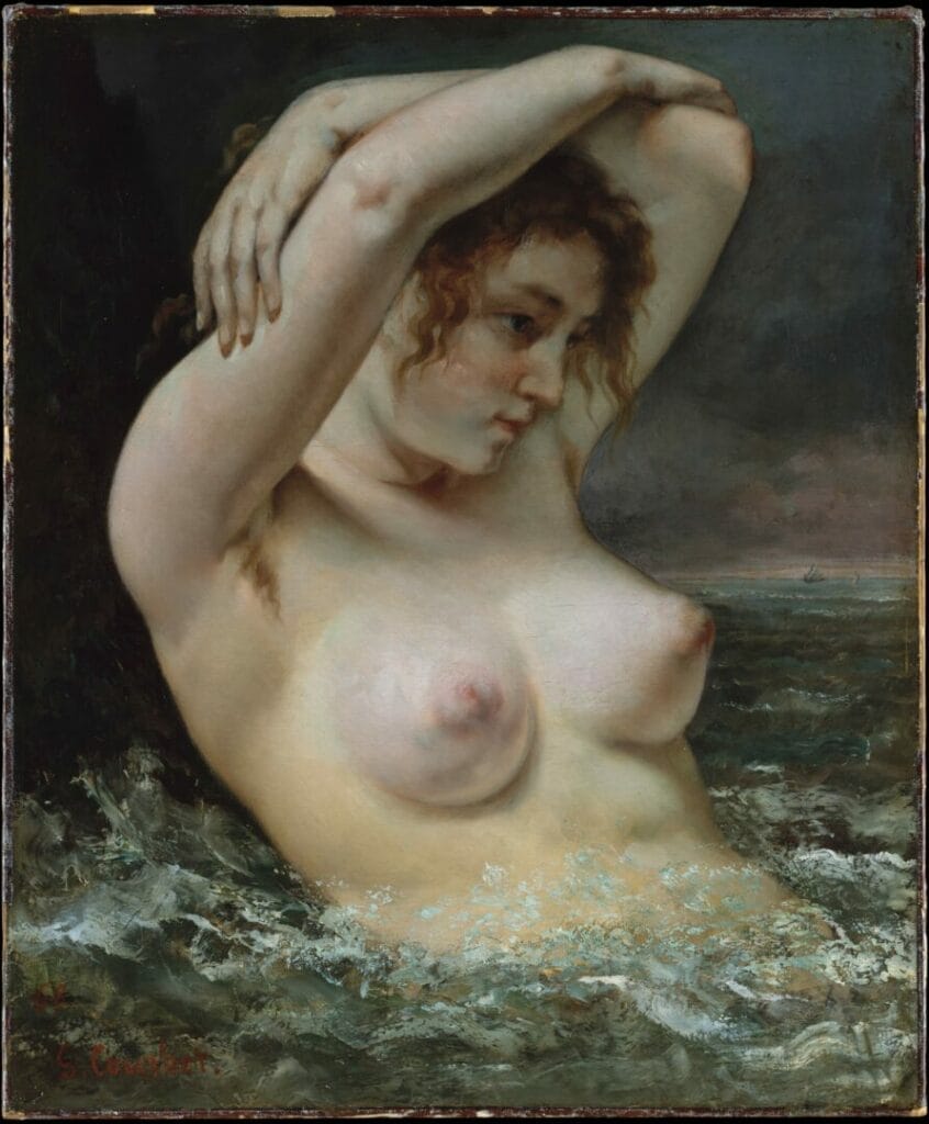 La Femme à la vague est un tableau peint en 18681 par Gustave Courbet.