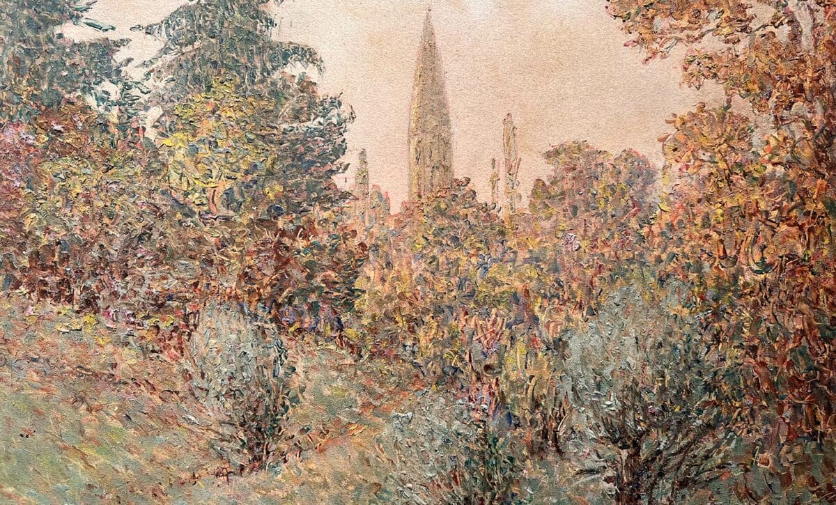 Premières feuilles d'automne dans le Vallon de Saint-André-de-Bâgé - Huile sur Papier – Image 7