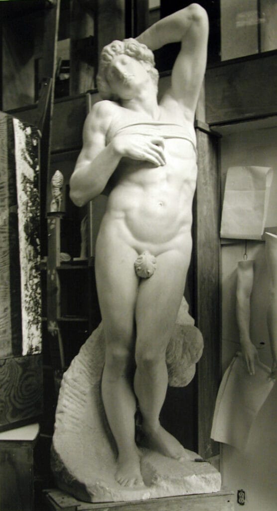 Esclave mourant - plâtre vers 1505-45 - d'après un original par Michelangelo Buonarroti (Italie, Caprese 1475–1564 Rome) - The MET