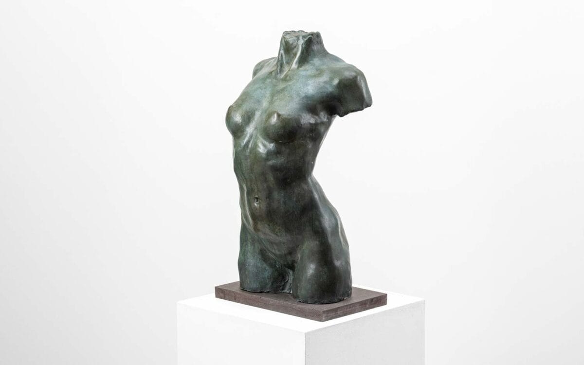 Torse de femme - Sculpture patinée - Guy Le Perse – Image 11
