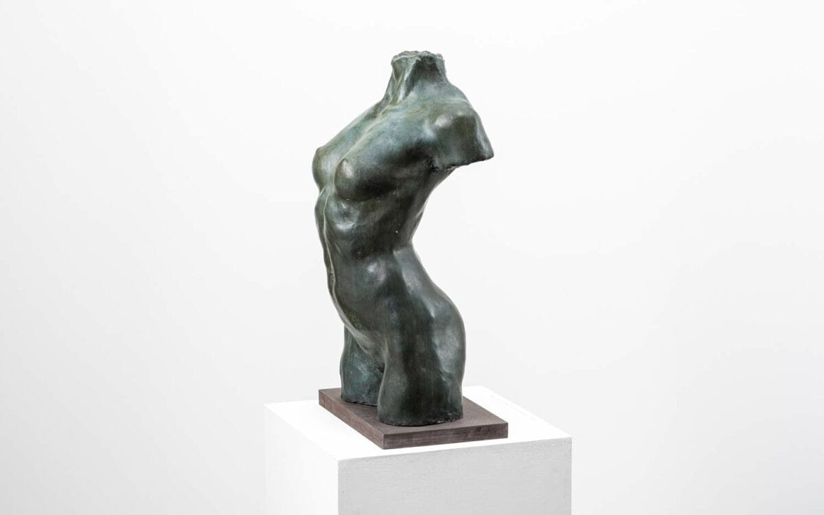 Torse de femme - Sculpture patinée - Guy Le Perse – Image 10