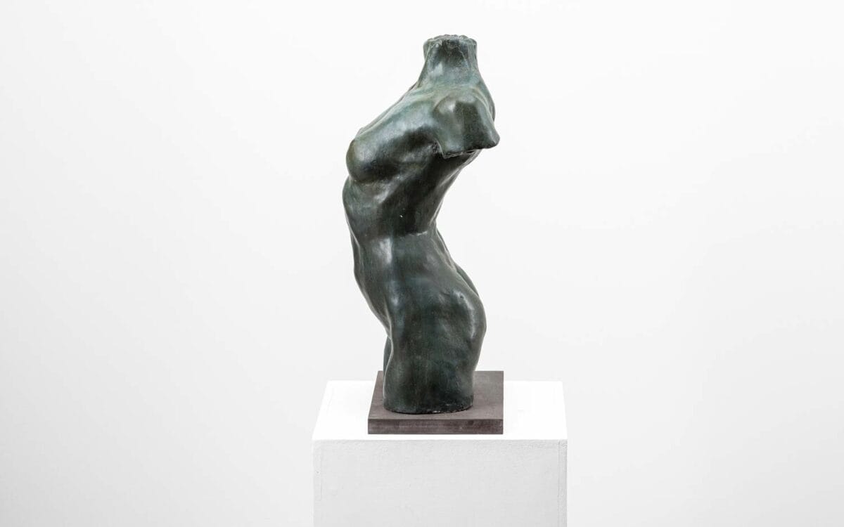 Torse de femme - Sculpture patinée - Guy Le Perse – Image 9