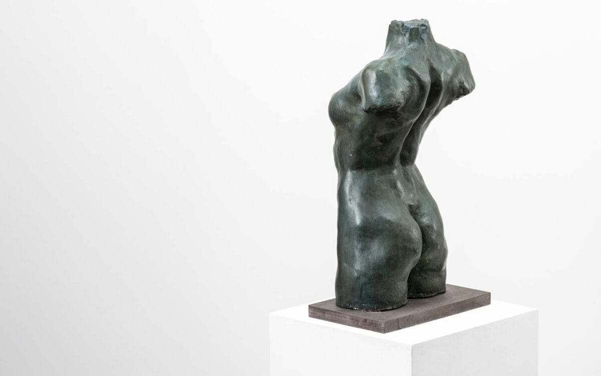Torse de femme - Sculpture patinée - Guy Le Perse – Image 8