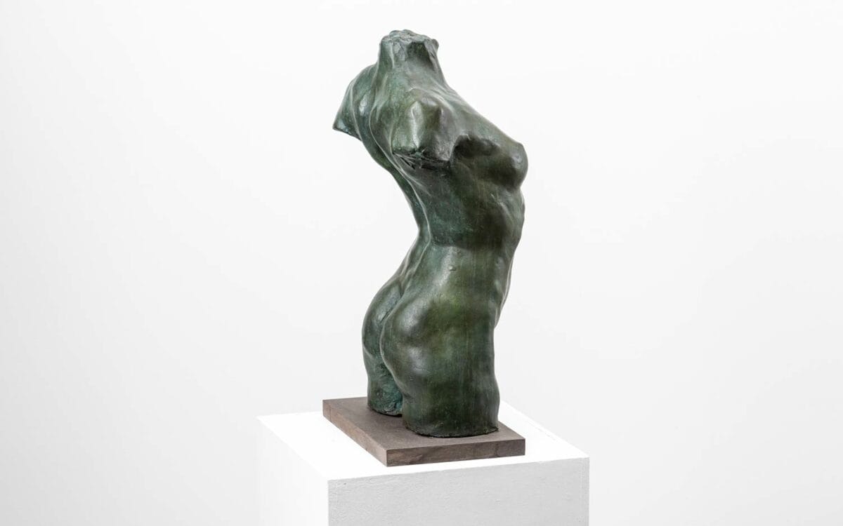 Torse de femme - Sculpture patinée - Guy Le Perse – Image 5