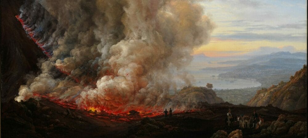 Johan Christian Dahl - Eruption du Vésuve  - 1824 - The MET New York